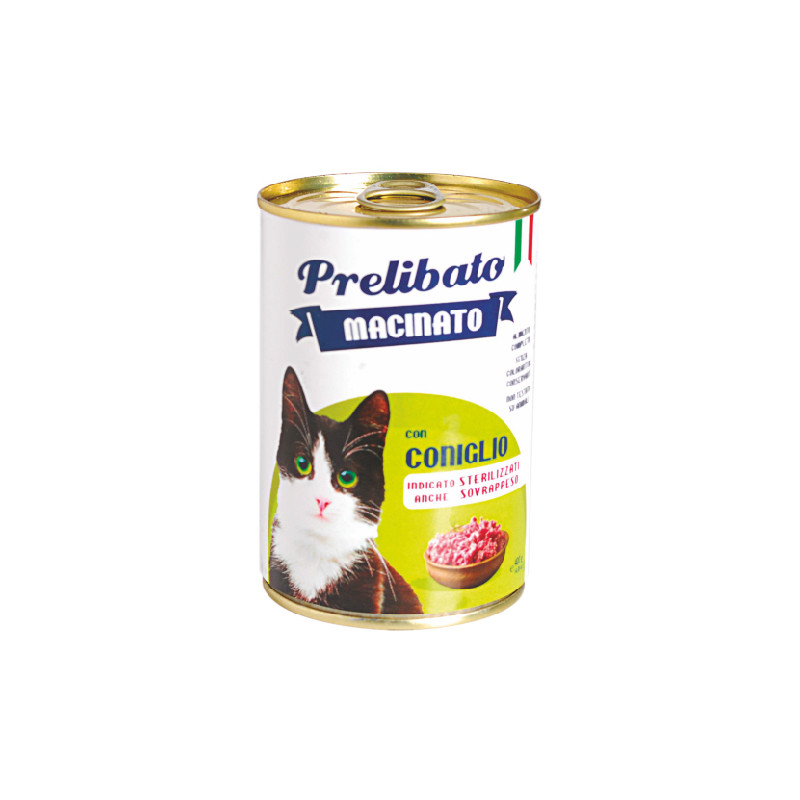 PRELIBATO GATTO CONIGLIO PER STERILIZZATI O SOVRAPPESO - G. 400